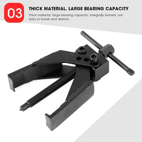 2 Claw Small Bearing Puller With Separate Lifting Device And Screw Rod For Wheel Bearing Removal Tool on white background