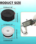 ASSE 1019-A Vacuum Breaker Repair Kit For Outdoor Faucets, Coarse Thread, Anti Siphon Valve size dimensions with caliper