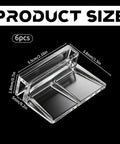 Top Shelf Aquarium Lid Clips For Rimless Glass Tanks Heavy Duty Acrylic Fish Tank Hardware smooth install with size details.