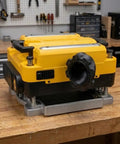 Upgrade Your Workshop With This 45 Degree Dust Port Adapter For Dewalt Dw735 Planer, yellow and black, compact elbow fitting