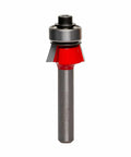 Laminate Bevel Trim Router Bit 19/32 Inch Diameter With 1/4 Inch Shank And 15 Degree Bevel Two-Cutter Carbide Bit