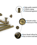 Heavy Duty Bronze Chicago Screws And Binding Posts For Scrapbook Albums Leather Crafting Assorted M5 Lengths Knockout Hardware Kit showing various screws and their features.