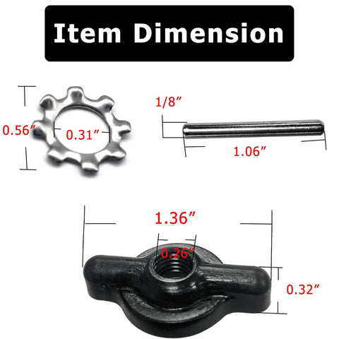 Two Pack Prop Nut Kit Three Eighths Inch MKP-9 For 12V And 24V Minn Kota Trolling Motors Includes Two Prop Nuts, Two Drive Pins, Two Lock Washers, Fits 3-1/4 Inch And 3-5/8 Inch Prop Diameters