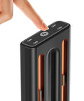 Controller Fast Charging Station With Touch Glow Lights For Nintendo Switch 2 featuring sleek black design and tactile button control.