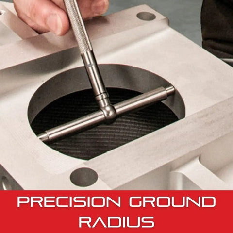 Telescoping Gage Set For True Size Holes Slots And Recesses Self Centering With Two Arms 5/16 To 2-1/8 Inch Range And 2-3/8 To 12 Inch Handle Length Precision Ground Radius For Two Point Contact Pro Grade Machining