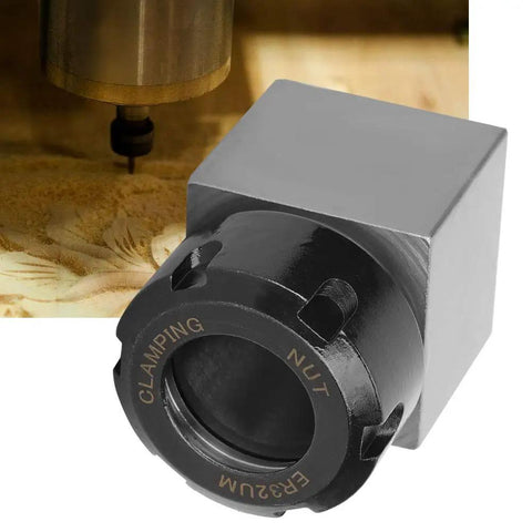 Premium Er-32 Square Collet Chuck Block Holder For Cnc Lathe With Dead Nuts Smooth Through Hole Design For Extended Turning Tasks And Battle Ready Hard Steel Build