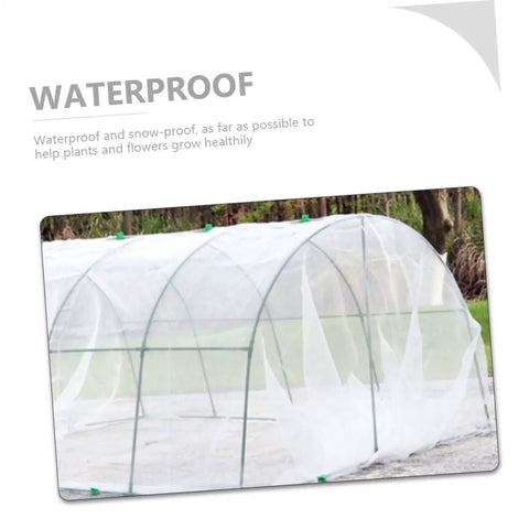 Sturdy Greenhouse Support Bracket Kit With Plastic Freeze Protection Cover For Flower Plants Outdoor Garden Shelter DIY Greenhouse Accessory To Keep Your Greens Safe In Cold Weather