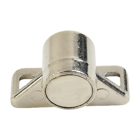 Magnetic Door Catch Zinc Alloy Cabinet Latch With Heavy Duty Strong Hold For Closet Cupboard Wardrobe Drawer Furniture Hardware Silver Finish