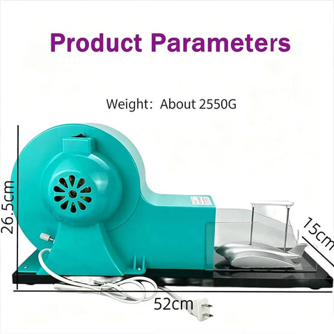 Wind Tunnel Lift Demonstrator For Classroom Aerodynamics Lessons, Hands On Adjustable Airflow With Removable Plane Model