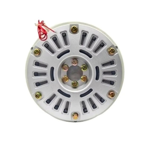 Top view of Single Shaft Magnetic Powder Brake With 12Nm Torque, Precise Adjustable Brake Force, Compact Design, Industrial Automation Braking Solution