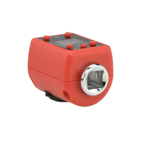 Half Inch Digital Torque Adapter Converts Any Ratchet Into a Precision Torque Wrench With a Digital Gauge, red housing
