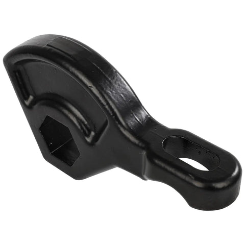 Close-up of steel front torsion key for Dodge Durango 98-03 3in/2in Leveling Lift Kit 4WD, black and durable angle view