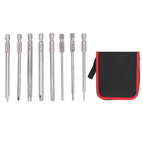 Top Notch 30 Piece Magnetic Screwdriver Bit Set With S2 Steel Plating Star Cross Slot Sizes For Electric Drill And Rechargeable Driver Durable Tool Kit In Storage Box, 30 bits and case
