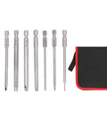 Heavy Duty 30 Piece Screwdriver Bit Set With S2 Steel Magnetic Tech For Electric Drill And Rechargeable Drivers Featuring Star Cross Slot Bits In Storage Box, 8 bits and case