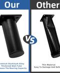 Comparison of Set Of 4 4 Inch Adjustable Aluminum Furniture Legs With Screws vs thinner material