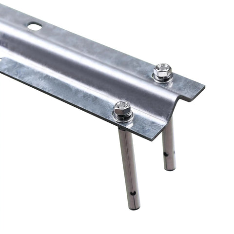12 Ft V Track With Pre Drilled Holes And Screws Includes 4 Ft By 3 Ft Footprint Heavy Duty V Bottom Track for gates