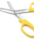 Hockey Tape Scissors 6 Inch Heavy Duty Stainless Steel Shears Built For Clean Cuts Every Time For Tape Jobs Training And Medical Use Go To Gear For Ice Rinks Gyms And Practice Sessions. Yellow-handled 6-inch stainless steel scissors