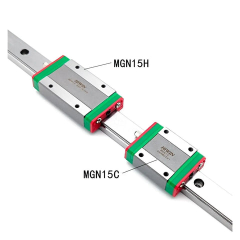 Top Notch High Precision MGN15 Linear Guide Rail Kit With Smooth Sliding Block For Fast And Easy CNC Router Builds Featuring Low Friction Motion Control, MGN15H and MGN15C blocks
