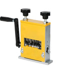 Handy Portable Wire Stripping Tool Crafted From Durable Metal For Reliable Home And Workshop Use Lightweight Electric Automatic Manual Design, showing a manual cranking handle.