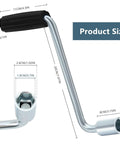 Replacement RV Pop Up Camper Crank Handle Durable Iron And Plastic Roof Lift Tool For Jayco Viking Coachmen Fleetwood Campers