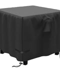 Square 30 Inch Propane Fire Pit Cover Tough As Nails Waterproof 600D Fits 28 To 30 Inch Gas Fire Pit Table All Weather Patio Protection