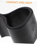 Close-up of black plastic clip from 24 Pack Patio Wicker Furniture Clips Easy Fit No Fuss Small Rattan Sofa Clamps For Outdoor Sectional Couches Fasteners Replacement Parts For Modular Wicker Sets
