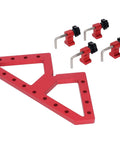 Adjustable Right Angle Woodworking Clamp For Precision Projects Lightweight Aluminum Alloy Fixture 0 To 90 Degree Clamping Angle