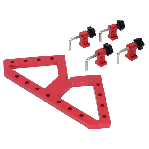 Adjustable Right Angle Woodworking Clamp For Precision Projects Lightweight Aluminum Alloy Fixture 0 To 90 Degree Clamping Angle