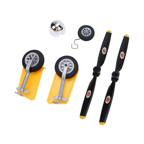 RC Airplane Propeller Kit And Spare Parts Set With Landing Gear Wheels And Fairing For Easy Installation XK A300 Compatible