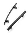 Six Inch Curved Cabinet Pulls Matte Black 30 Pack Arch Style Kitchen Drawer Handles With Three And Three Quarter Inch Hole Center