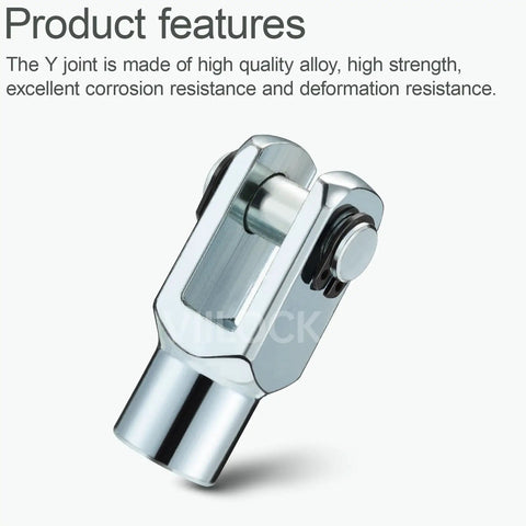 Air Cylinder Y Connector Clevis End M10x1.25 Female Thread Y32 For 25mm And 32mm Cylinders Alloy high-strength clevis fitting