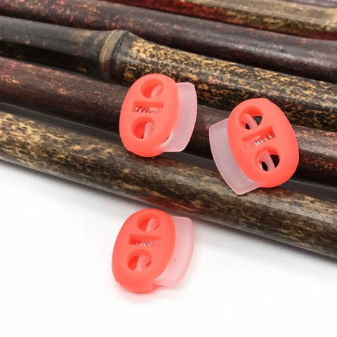 30 Pack Adjustable Button Spring Buckles Plastic Rope Locks With Toggle Fasteners Go To DIY Gear Multi Purpose Snap Joints For DIY Projects And Clothing, Fits Hoodies Sweatpants Jackets Backpacks Five Random Colors coral plastic rope locks on cords