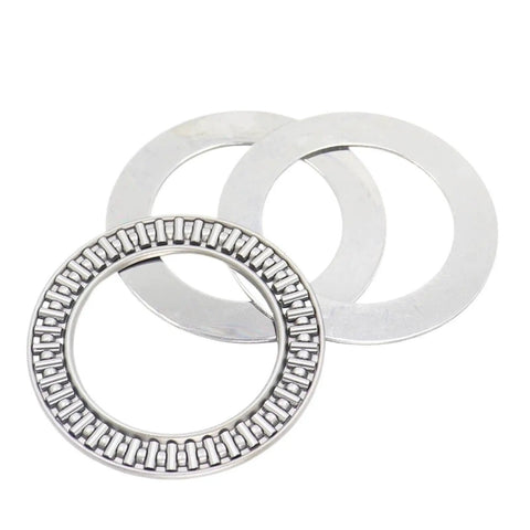 Tough As Nails Heavy Duty Thrust Needle Roller Bearings With Two AS2542 Washers 25 X 42 X 4 mm Pre Lubricated Pack Of Ten with washers.