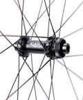 Close-up of 36T ratchet hub on G40 G50 Carbon Gravel Wheelset Hooked Rim 700C Disc with Sapim CX Ray spokes