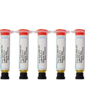 Five tubes of DIY Pro Grade Solder Flux Paste 10cc Kit With RMA223 For Chips Computers Phones LEDs And BGA SMD PGA PCB Repair Tool