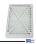 Two-Pack Replacement HEPA Filters For Hunter HEPAtech Air Purifier 30928 Fits 30057 30059 front view filter design