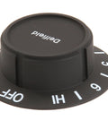 Infinite Control Knob Bagged 3234557-S Replacement Handle For Commercial Refrigeration, Black Finish