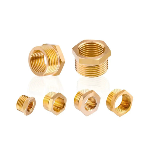 Chill Brass Reducer Bushing For Your Pipe Fitting Game M5 To M20 Metric Thread Male Female Adapter Combo For pipe sections