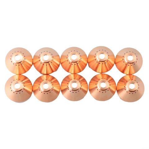 Noteflora Plasma Shield 220993 Brass Consumable Fit For Pmx 105 Machine 10 Pack industrial welding cutting torch shields.