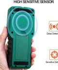 Pro Level Wall Detector And 4 In 1 Stud Finder featuring crisp digital screen, handheld design with high sensitive sensor.