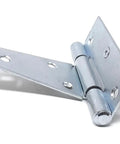 Heavy Duty 20 Pack Stripped Screw Hole Repair Kit With Premium Metal Wall Anchors showing a brass hinge screw and a metal hinge.
