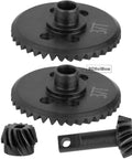 Beefed Up One Tenth Scale RC Differential Gear Assembly Upgrade Kit with steel helical gears for 4x4 Slash Rustler Stampede