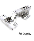 Stainless Steel Door Hinge With Hydraulic Damper Soft Close For Cabinet And Cupboard Doors Full Overlay Quiet Close Smooth Operation Close-up