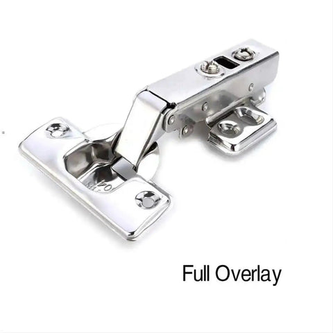 Stainless Steel Door Hinge With Hydraulic Damper Soft Close For Cabinet And Cupboard Doors Full Overlay Quiet Close Smooth Operation Close-up