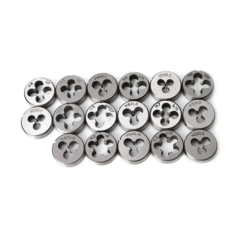 Top Notch 40 Piece Hand Tap Die Thread Kit With Storage Case Featuring Plug Taps And Wrench For DIY Screw Threading And Repairing Holes Like A Pro, metal dies