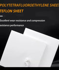 PTFE Sheets 200 X 200 Mm, Thickness 0.5 To 12 Mm, Teflon Nonstick Sheet For Industrial And DIY Projects, Two Pieces At 0.5 Mm.