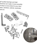 Stainless Steel Sliding Door Roller With Nylon Wheels For Patio Doors Built To Last Heavy Duty Quiet Glide Smooth Track Kit