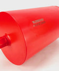 BLUEROCK 10-inch diamond wet core drill bit, red cylindrical barrel with threaded shank