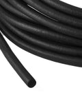 Kickass 6mm Round Epdm Rubber Tubing For Weather Stripping 24.6 Feet Black Closed Cell Foam Seal Strip close-up view rolled up