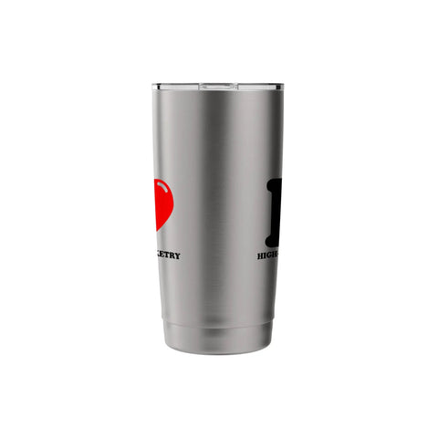 I Heart High Power Rocketry Stainless Steel Insulated Tumbler Dual Wall Keeps Drinks Hot Or Cold BPA Free Leak Proof Lid With Clear Slider